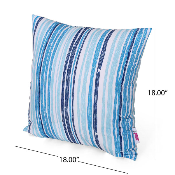 Longshore Tides Striped Square Pillow Cover Wayfair